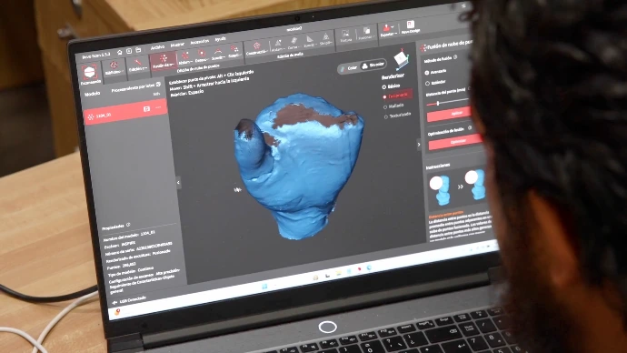 Tecnología 3D Impresión Escáneo Moderno