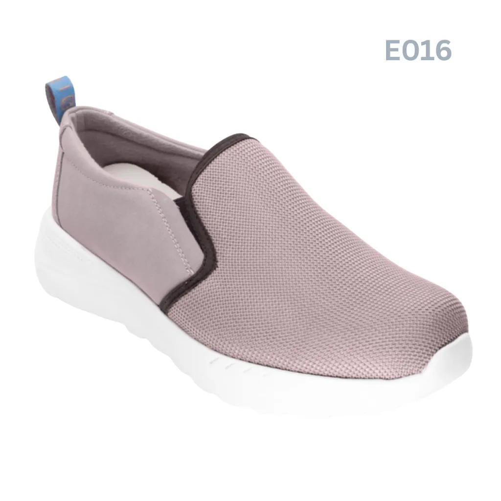[E016-G-25] E016 Tenis Confort Elástico (25, Gris)